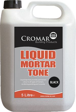 Cromar Liquid Mortar Tone 5 Litre - Black (Box of 4)