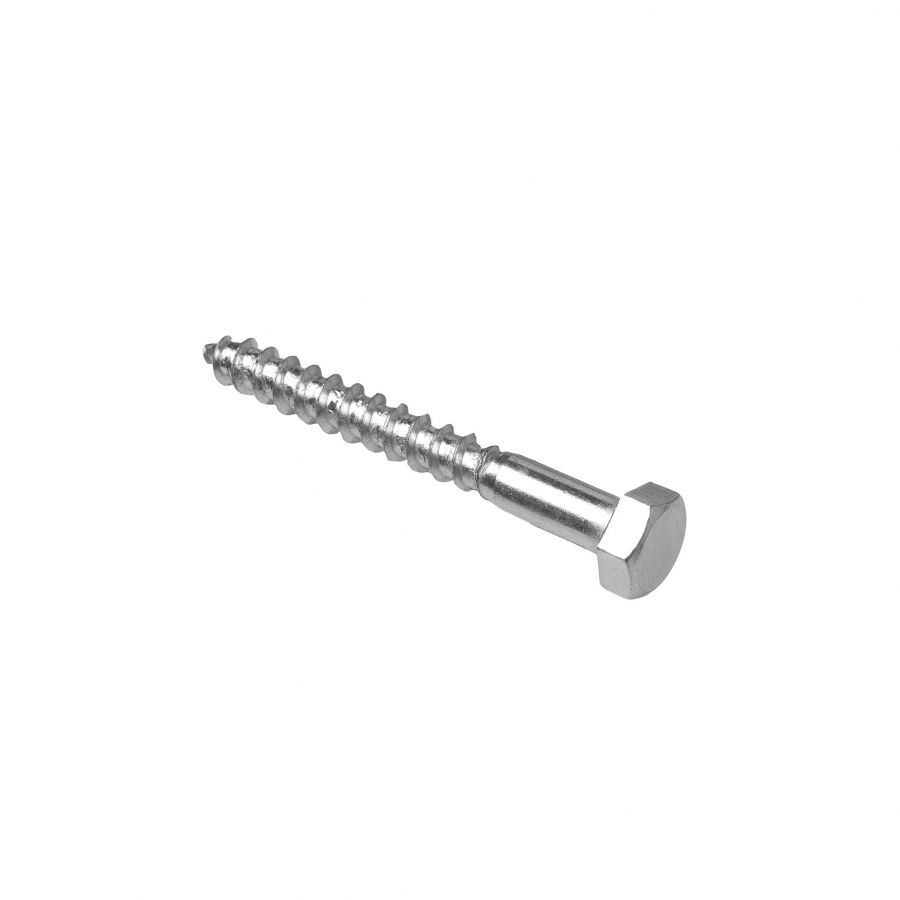 Premier Cast Iron Coach Screw M8 x 70mm Zinc Plated