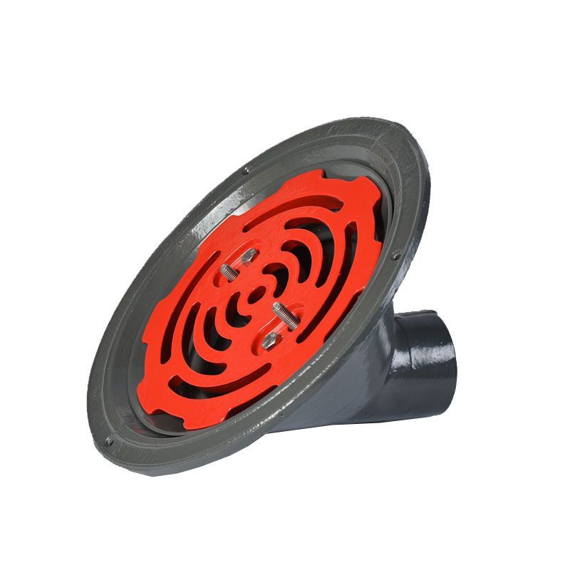 ACO Rainwater Roof Outlet 45dg Screw with Flat Grate - 50mm