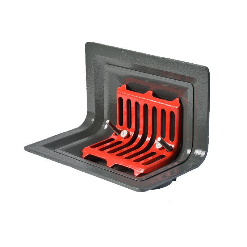 ACO Rainwater Roof Balcony TwoWay Outlet Screw with Flat Grate - 50mm