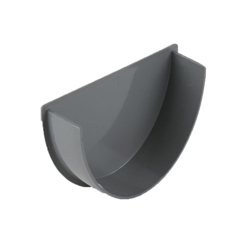 Plastic Guttering Deepstyle Industrial Internal Stopend 170mm Grey