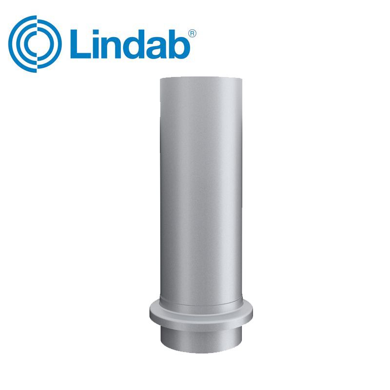 Lindab Round Downpipe Drain Shoe 75mm Silver Metallic