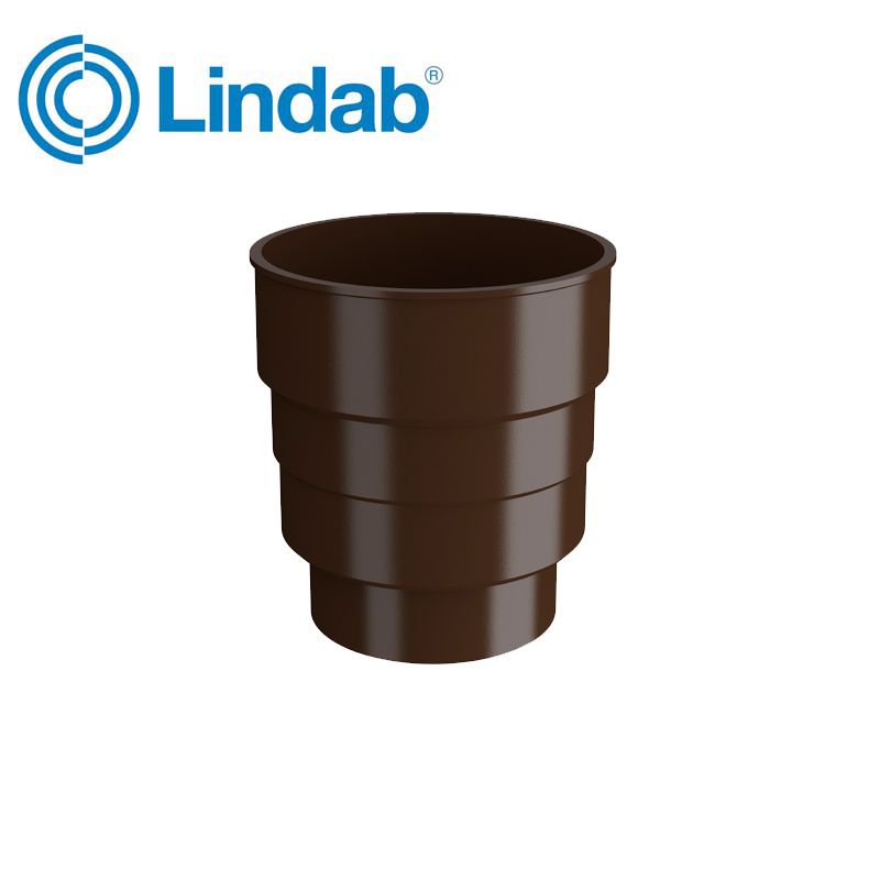 Lindab Drainage Connector HD Polythene Brown