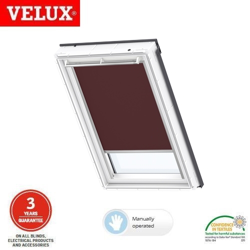 VELUX Manual Blackout Blind DKL M04 4559 - Dark Brown
