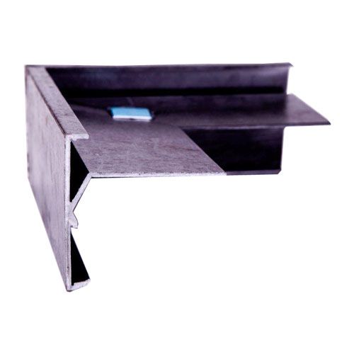 GRP Asphalt V Trim External Angle - 90mm Face 90mm Leg Black