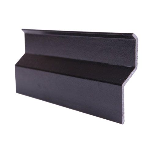 GRP Asphalt Roof Termination Bar - 2.5m Black
