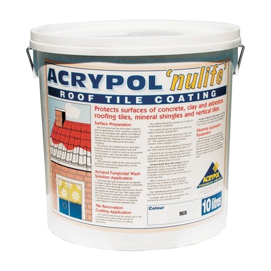 Acrypol Nulife Roof Tile Renovation Coating 5L Terracotta - Box of 4
