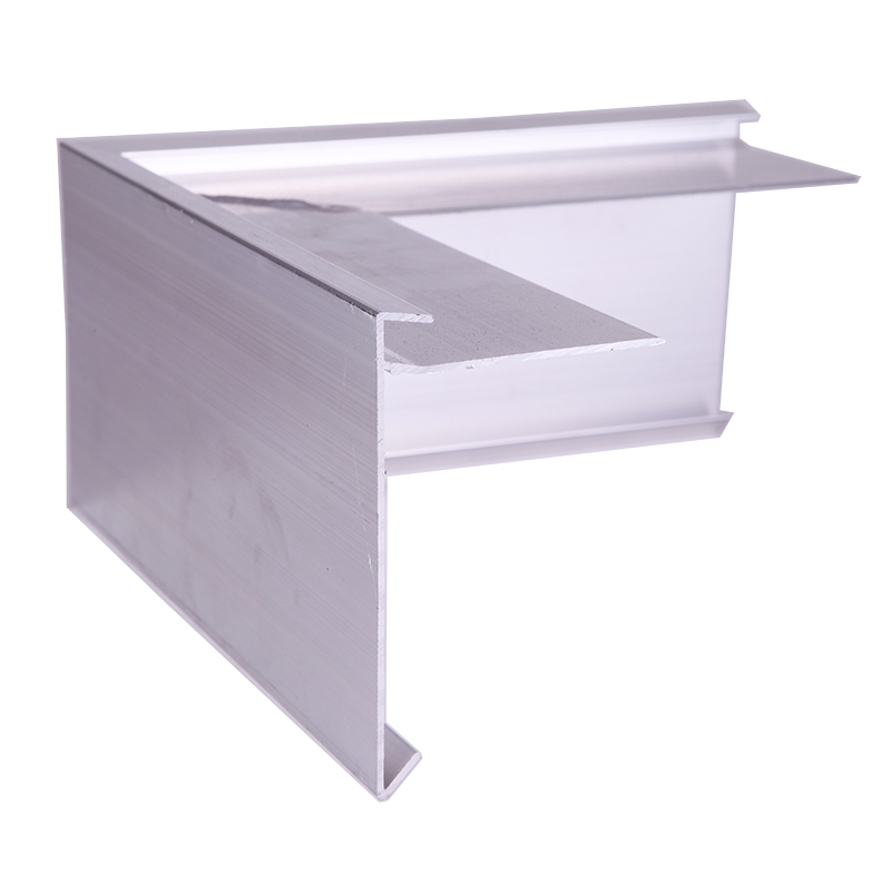 Aluminium Felt Trim AF10 External Angle 200x200mm 100mm Face 62mm Leg