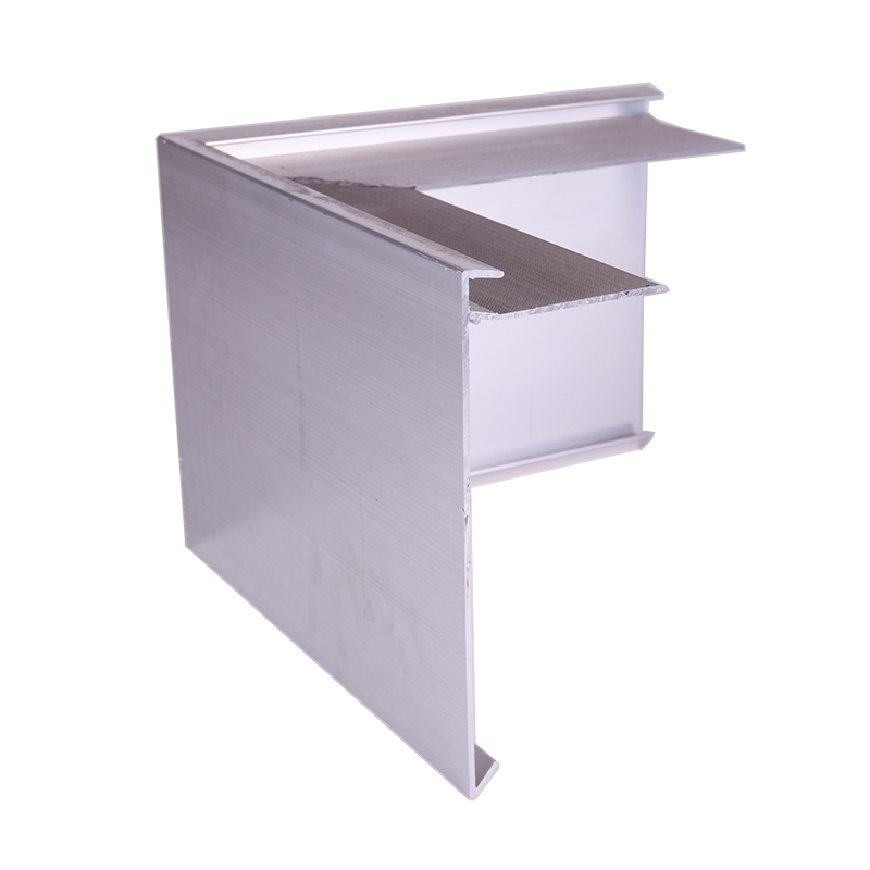 Aluminium Felt Trim AF15 External Angle 200x200mm 150mm Face 63mm Leg