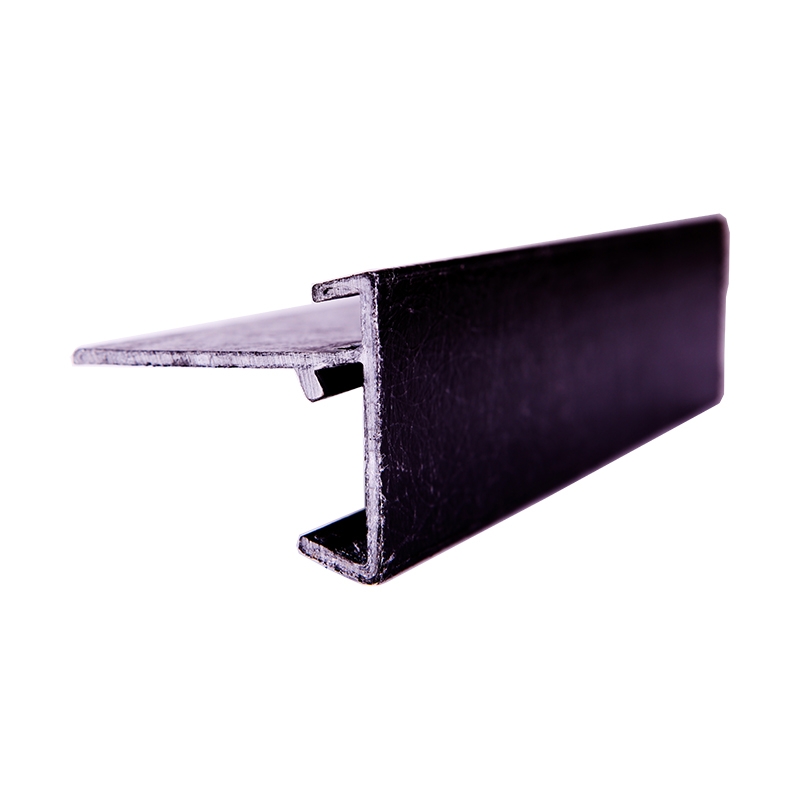 GRP Felt Trim Type 1 (Black) - 44mm Face 50mm Leg 2.5m Long