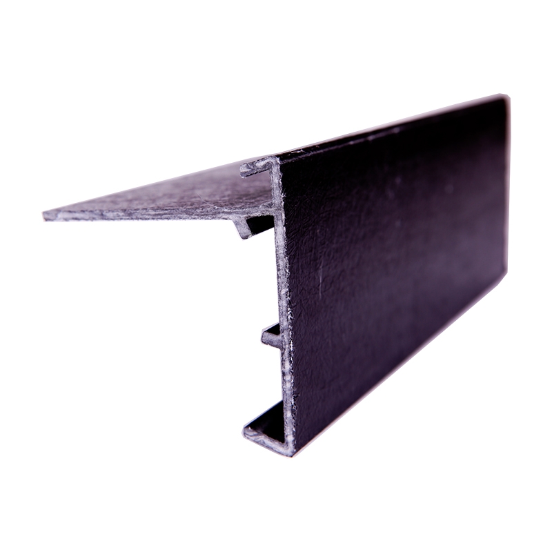 GRP Felt Trim Type 3 (Black) - 70mm Face 65mm Leg 2.5m Long