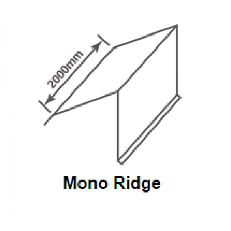 Britmet Pantile 2000 Mono Ridge - Sage Green | Roofing Superstore®