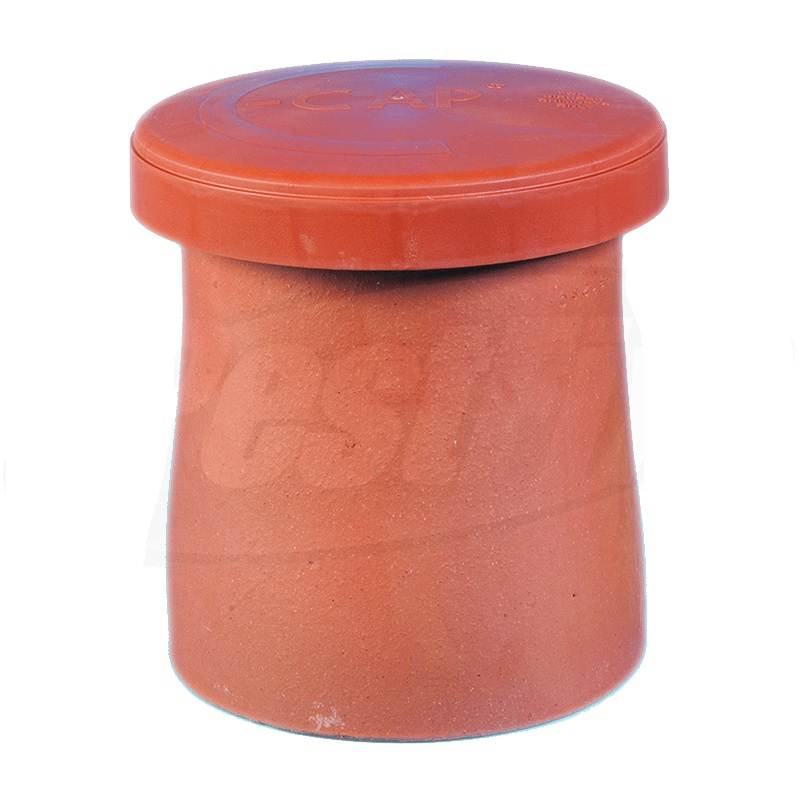 C Cap Disused Chimney Cap Standard 300mm - Terracotta