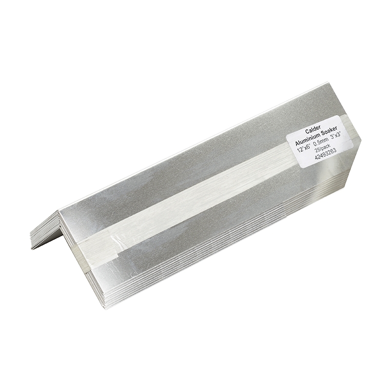 Calder Aluminium Soakers 13'' x 6'' Bent 4'' x 2'' - Pack of 25