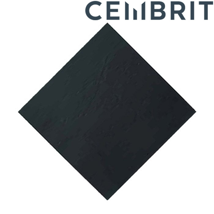 Cembrit Zeeland 600mm x 600mm Man Made Fibre Cement Slate - Blue/Black