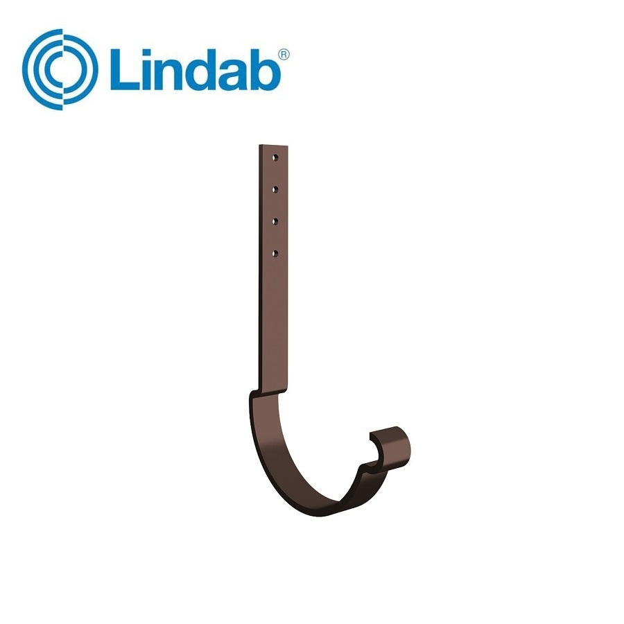 Lindab Half Round 200mm Rafter Bracket 100mm - Copper Brown