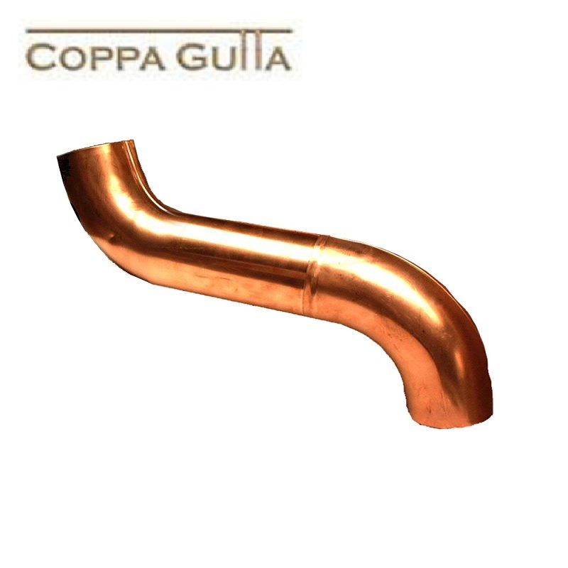 Copper Guttering Extendable Swan Neck 350mm – 450mm