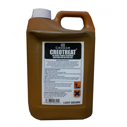 Cromar Creotreat Timber Treatment - Light Brown (20 Litres)