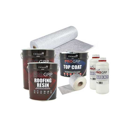 Cromar Ridge Kit Cromar ProGRP Fibreglass Roofing Kit With Tools - 20m2 | Roofing ...