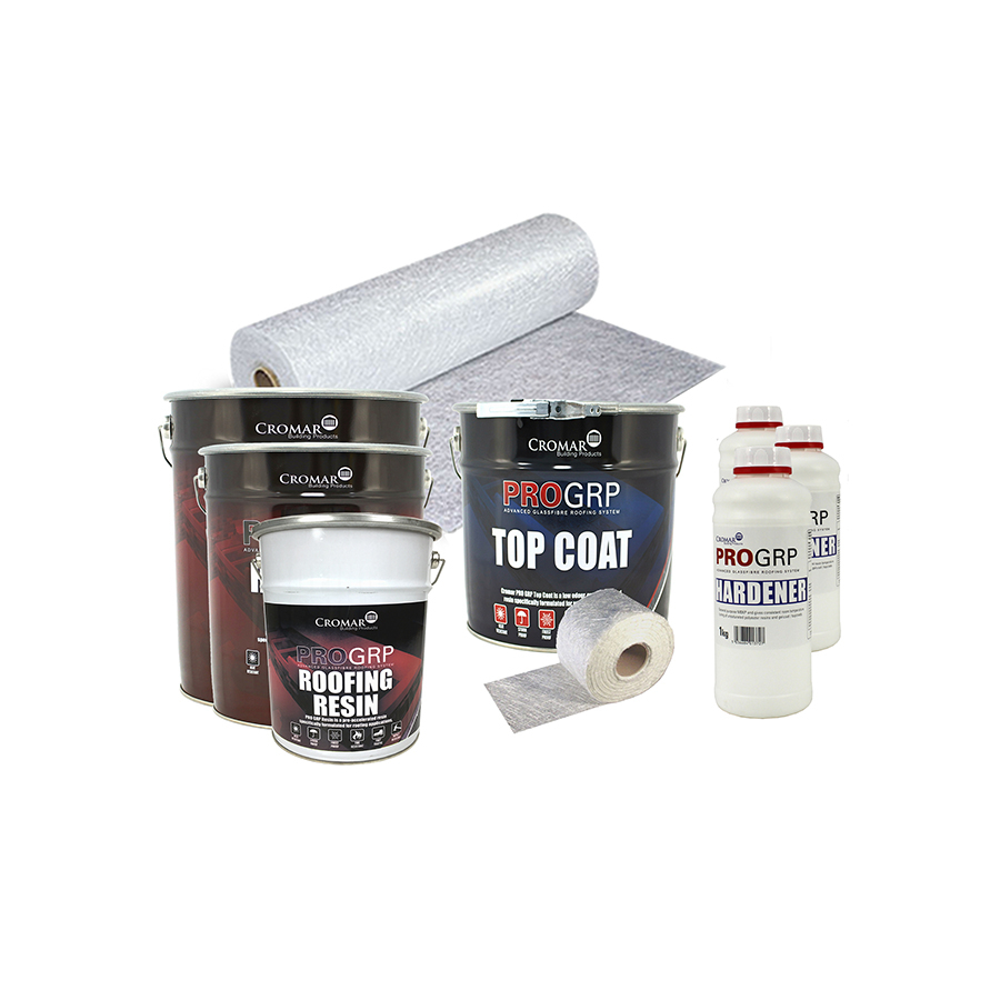 Cromar ProGRP Fibreglass Roofing Kit With Tools - 30m2