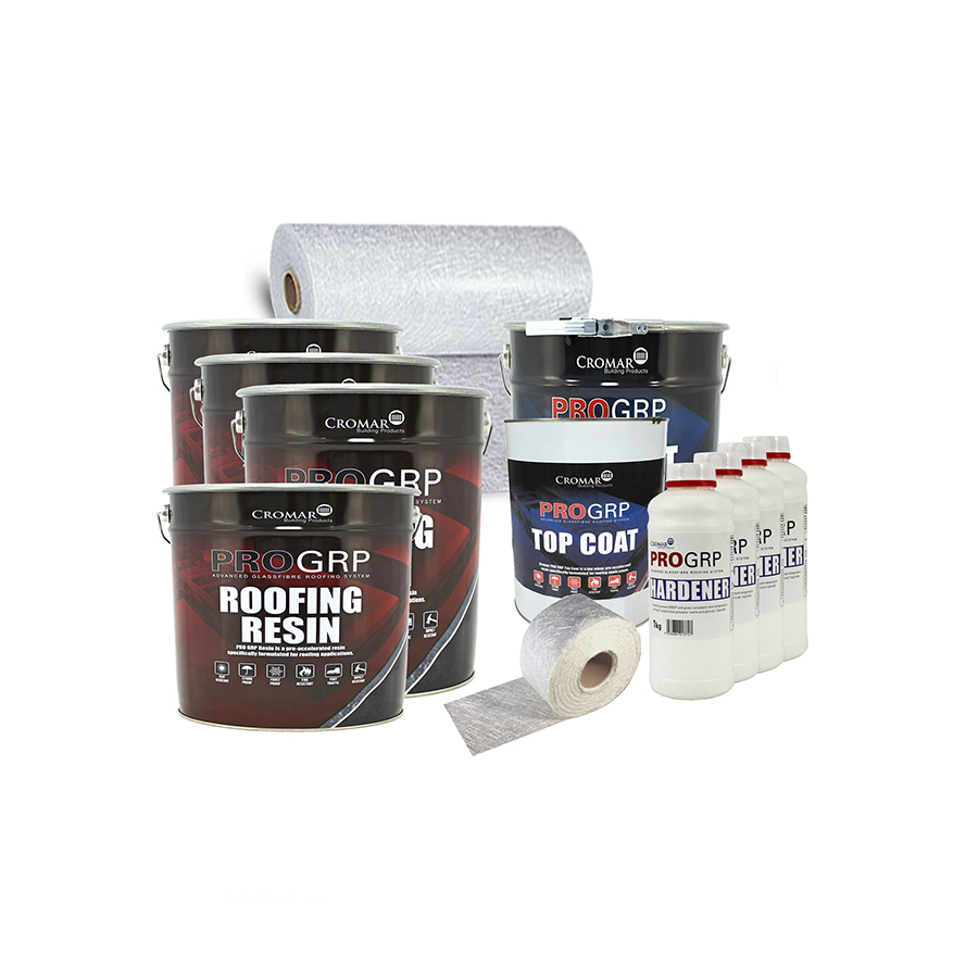 Cromar ProGRP Fibreglass Roofing Kit With Tools - 50m2