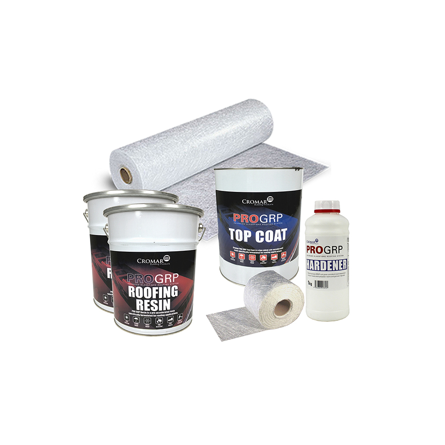 Cromar ProGRP Fibreglass Roofing Kit With Tools - 5m2