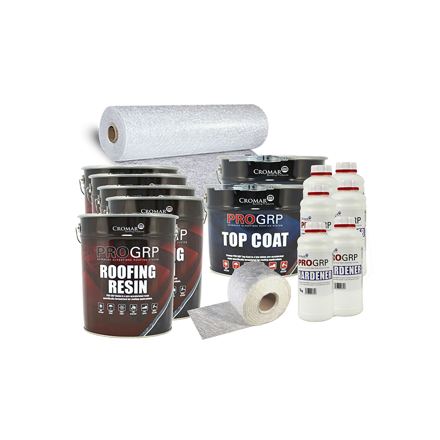 Cromar ProGRP Fibreglass Roofing Kit With Tools - 70m2