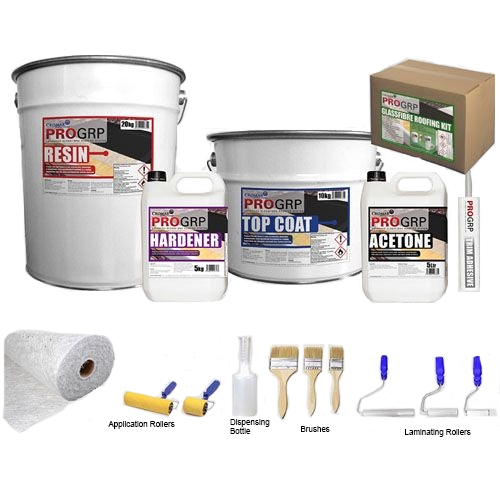 Cromar Pro GRP Fibreglass Roofing Kit System - 13m2