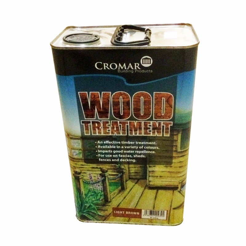 Cromar Wood Treatment in Light Brown 5 Litres - Box of 4