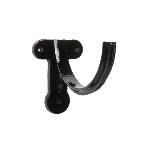 Deep Half Round Cast Iron Fascia Bracket 100mm x 75mm - Primed