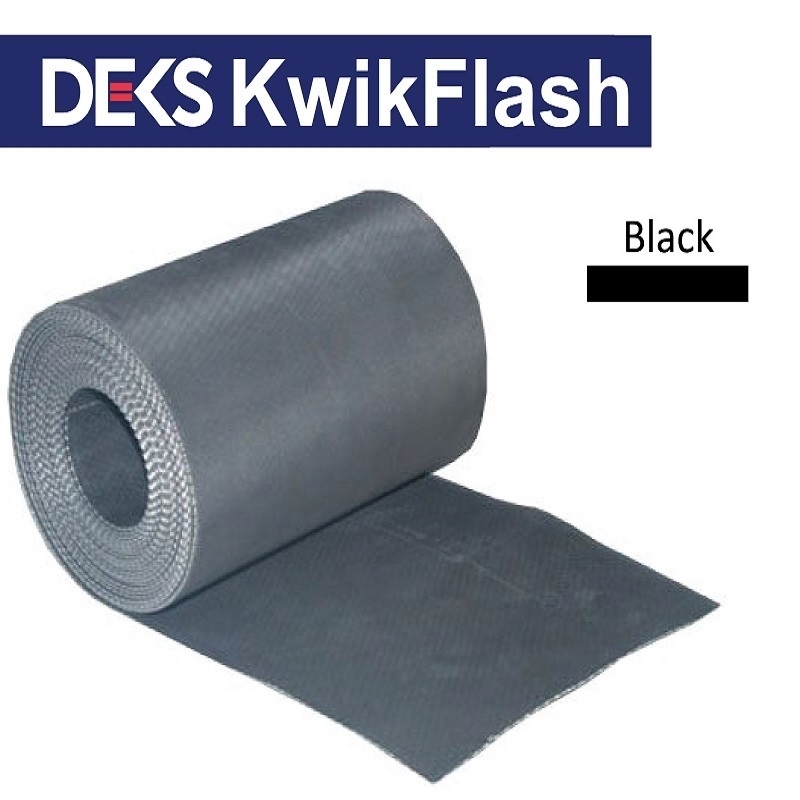 Deks KwikFlash Flexible Lead Alternative 300mm x 5m Roll - Black