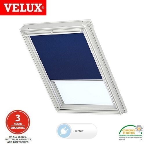 VELUX DML CK01 2055 Electric Blackout Blind - Blue Thermo