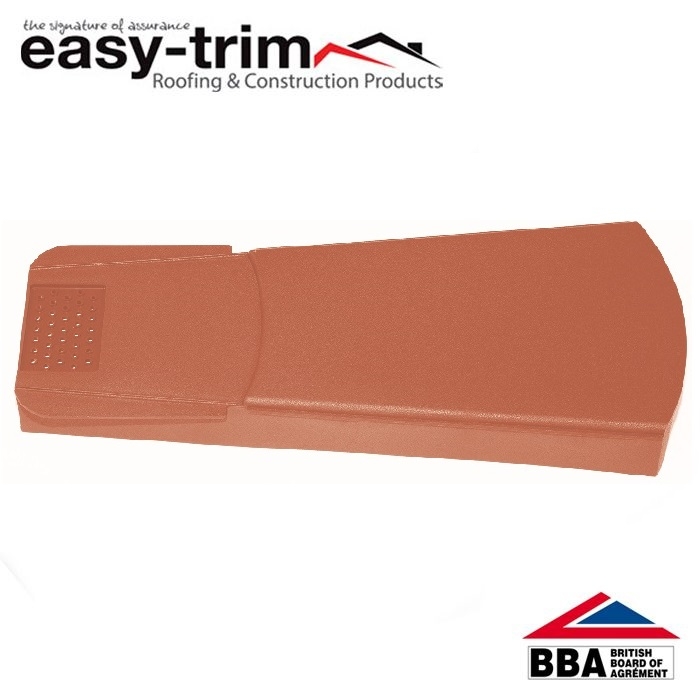 Easy-Trim Verge U Terracotta - Pack of 50