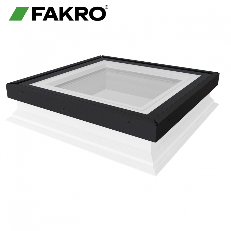 Fakro DXF-D U8 10001000 Flat Roof Rooflight & Kerb - 1000mm x 1000mm