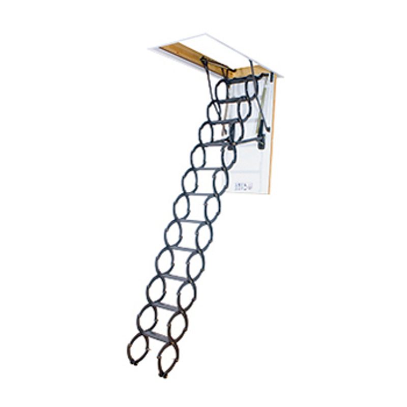 Fakro Steel Frame Scissor Loft Ladder 2.8m Length 50cm x 80cm