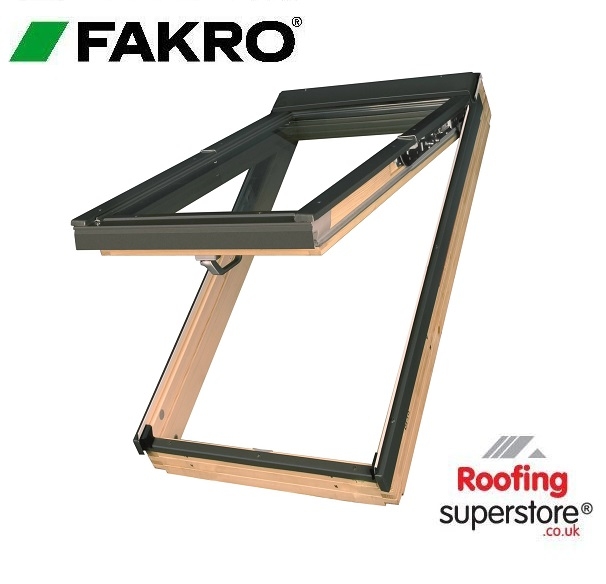 Fakro FPP-V P2/11 Pine Dual Top Hung Window Laminated - 114cm x 140cm