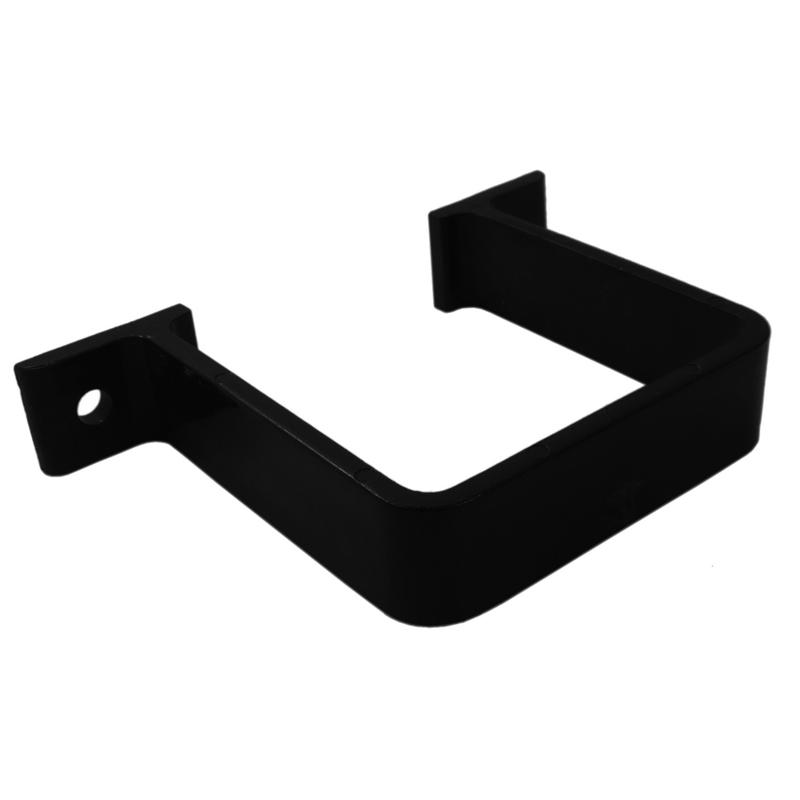 Freeflow Square Plastic Downpipe Stand-Off Pipe Clip Black