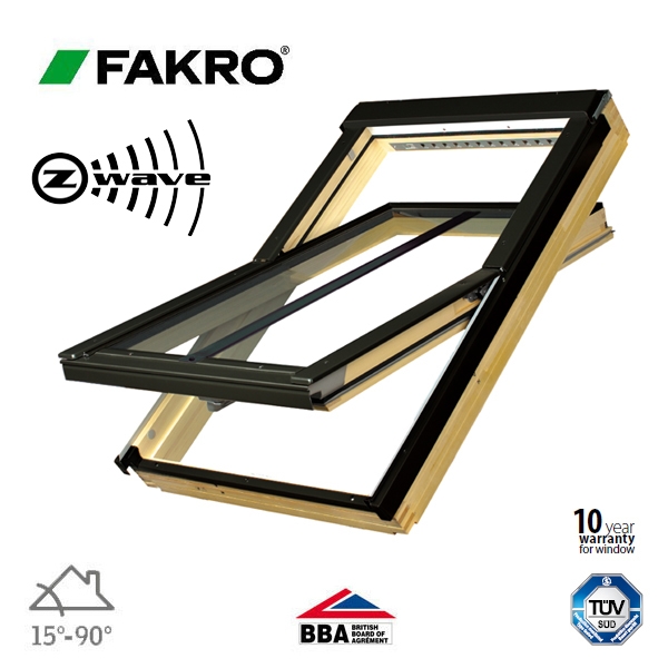 Fakro FTP-V/C P5/01 Pine Electric Conservation Window - 55cm x 78cm