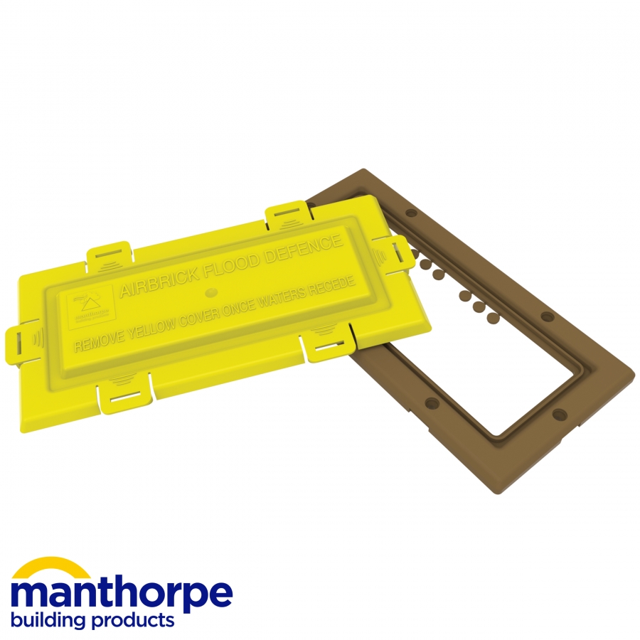 Manthorpe G980 Brown Airbrick Flood Defence - Box of 10