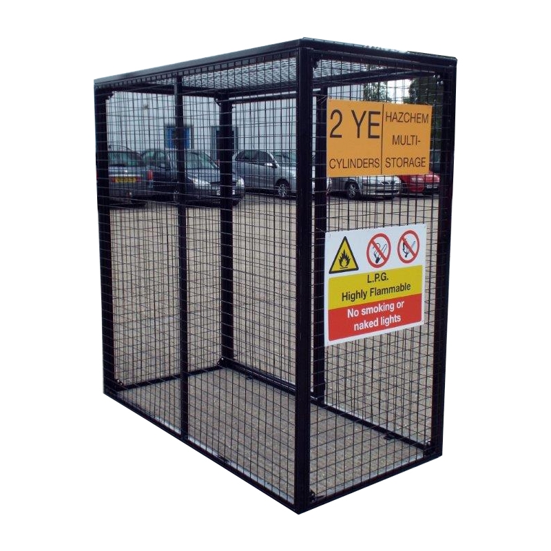 Gas Bottle / Cylinder Storage Cage - H1800mm x W1800mm x D900mm