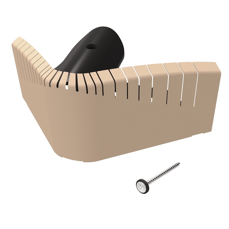 Manthorpe Universal Hip End Closer in Buff - Pack of 10