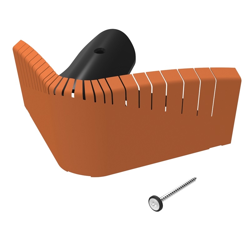 Manthorpe Universal Hip End Closer in Terracotta - Pack of 10