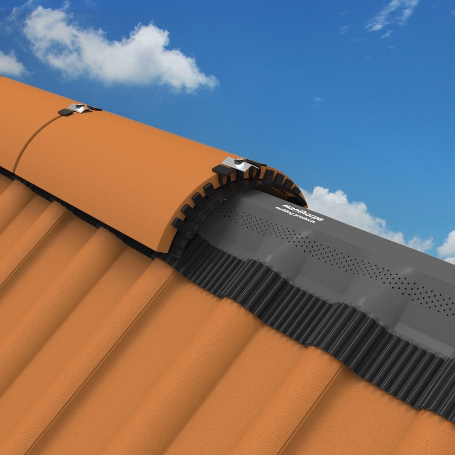 Manthorpe GDRR-CL 6m Roll-Out Clay Ridge Pack - Black