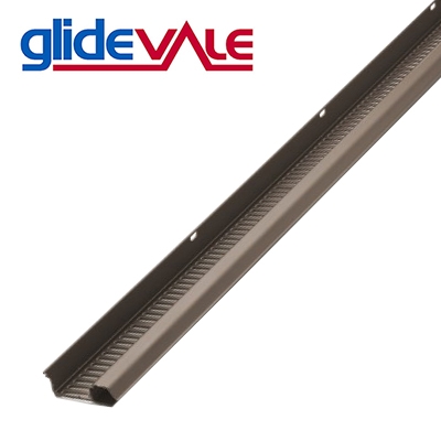 Glidevale Brown Continuous Soffit Vent with Connectors - Pack of 10