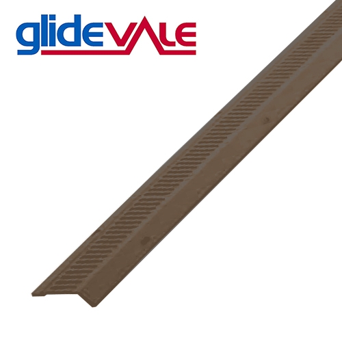 Glidevale Brown Continuous Soffit Vent for Sloping Soffit - Pack of 10