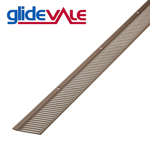 Glidevale Brown Continuous Soffit Vent for Flat Roofs - Pack of 10