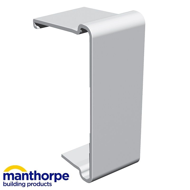 Manthorpe Linear Dry Verge Union Brackets - White