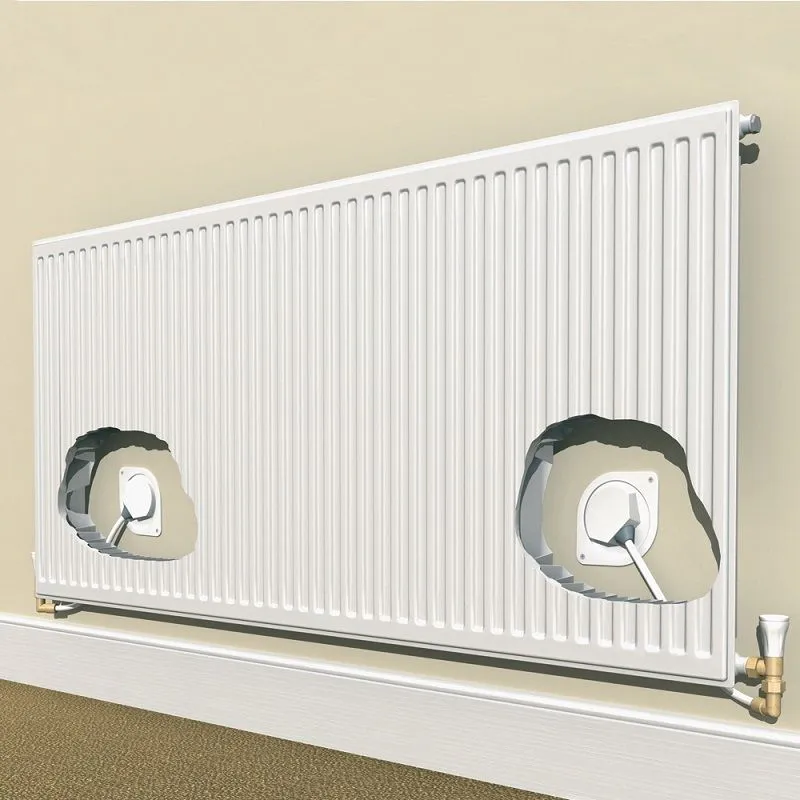 Side Exit Radiator Manthorpe White Single Exit Radiator Pipe Guide & Seal - Pack of 20 ...