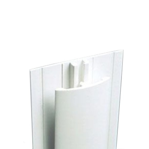 H Section Division Top Cap White - 2440mm