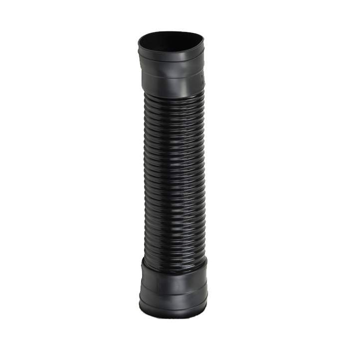 Hambleside Danelaw 110mm Flexible Soil Pipe for Hambleside Adapters Black Plastic